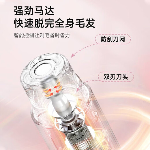 KONKA double-headed electric shaver for private parts, men and women, pubic and armpit hair removal device, hand hair, leg hair, lip hair, full body razor, armpit bikini shaving artifact trimmer, flagship model lilac - powerful movement + safety blade + comfortable without leaving black spots