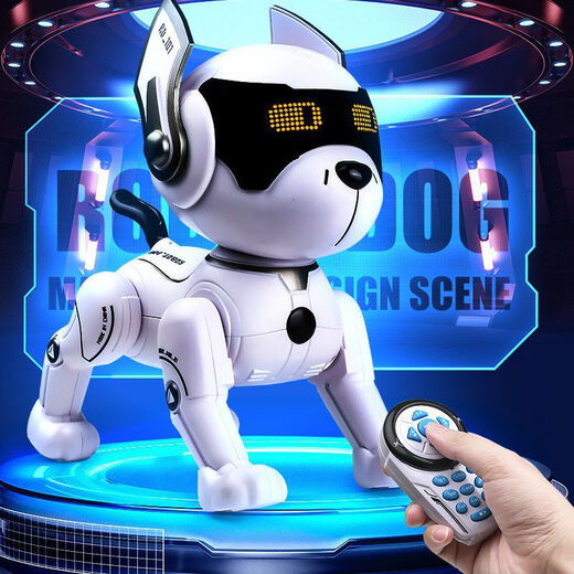 Kinder wangwang Team intelligent erfassen tanzt Roboter Sprachkontrolle Fernbedienung Programmierprogrammierung Spezialer Stunt Roboter Dog Jungen Spielzeughund Milchpulver 丨 536 Zweite Generation intelligente Roboterhund Voice Mutual