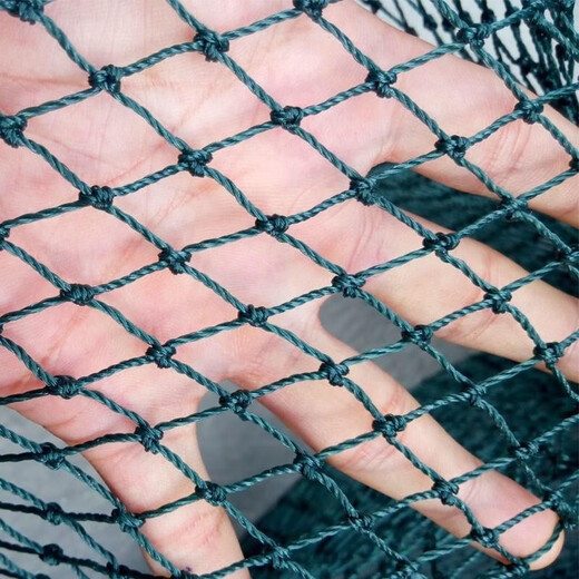 Chicken net, chicken net, fishing net, breeding net, fence net, nylon vegetable garden fence, climbing vine grid, chicken net, protective fish net, thickened 18 strands, 3 cm, thickened ribs, 1.5 meters high, 10 meters long