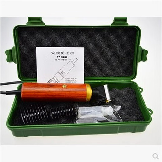 55W high-power long-haired rabbit electric clipper pet shaver Samoyed Chow dog electric clipper dog shaver 55W electric clipper white wood