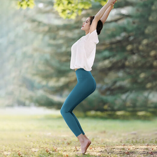 Shuangxiu yoga clothing set, high-end three-piece set, beautiful Pilates slim fit breathable loose blouse sports fitness bra white blouse M 100-110