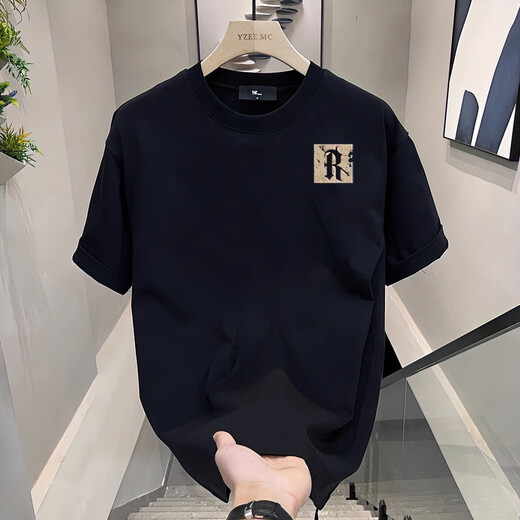 Chang Luzhus neuer Sommer kurzärmelig T-Shirt Herren trendige Herrenkleidung losen lässig bedruckt