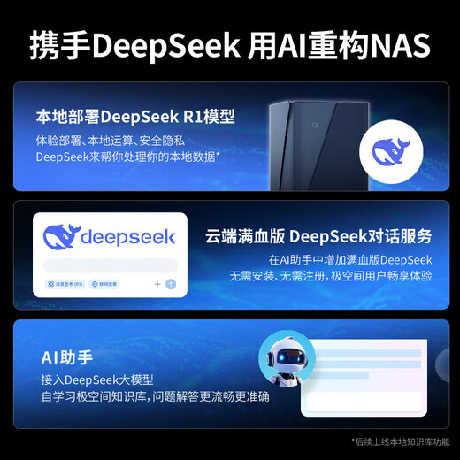 极空间NAS家用网络存储器智能硬盘主机升级版Z423旗舰版个人私有云硬盘家庭云存储服务器 【单盘 20TB】希捷酷狼硬盘+Z423旗舰版