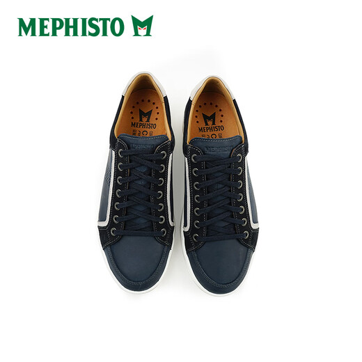 MA Feishitu (Mephisto) Chaussures de planche rétro en cuir authentique pour hommes Chaussures décontractées résistantes à l'usure Harris 9892/1580 (Khaki) 39