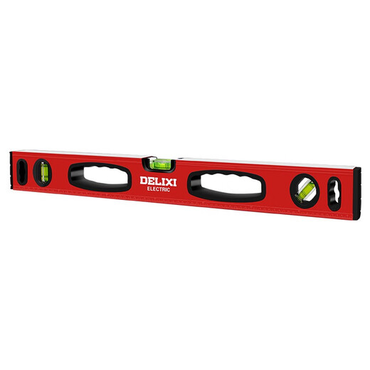 Delixi level high-precision balance ruler small aluminum alloy household leveling meter strong magnetic level anti-fall 800mm