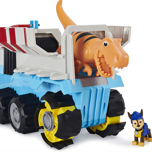 汪汪队立大功（PAW PATROL）汪汪队立大功恐龙救难阿奇电动四驱变形越野巡逻车玩具 汪汪队16794豪华恐龙四驱车