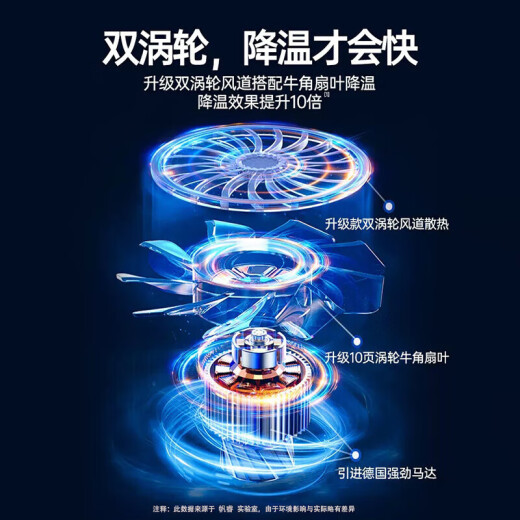 E 修派手机散热器磁吸半导体静音降温风冷背夹神器平板直播专用风扇 type-c数据线（颜色随机发）