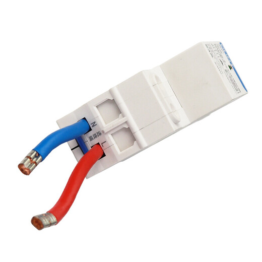 Chint (CHNT) self-restorable over-voltage and under-voltage protector bottom in and top out 1P+N self-restorable over and under-voltage protector household OUVR-2 40A 1P+N bottom in and top out