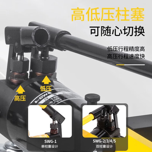 Bugadrs手动液压弯管机镀锌铁管钢管折弯神器SWG1342MNZe 手动HHW-1A(φ19-34外径)带脚轮