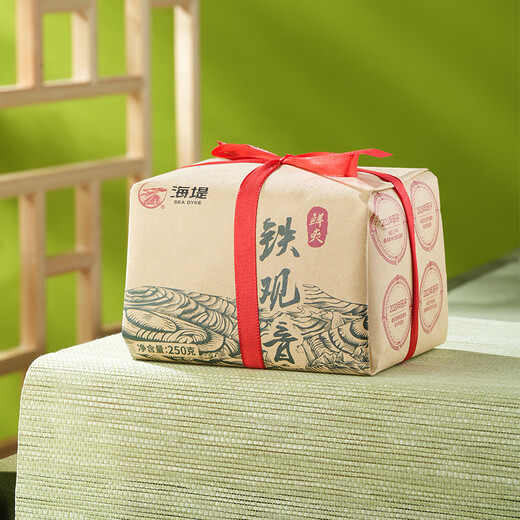 China Tea Seawall Tea Geschenkbox Tieguanyin -Duft kleiner Verpackung Fujian Nanoulong Tee [neues Produkt neu] Papierpaket 250g*1 Pack