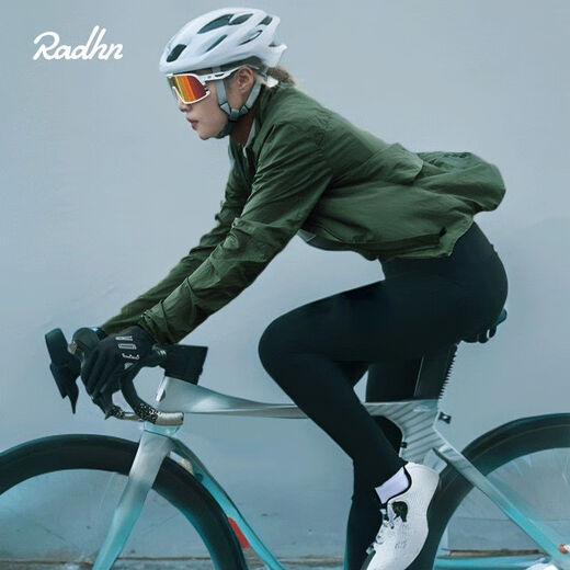 Cycling windbreaker mountain bike spring and autumn cycling windbreaker windproof men's and women's bicycle tops mountain road long-sleeved jacket versatile black 2XL 140-160Jin Jin equals 0.5 kg