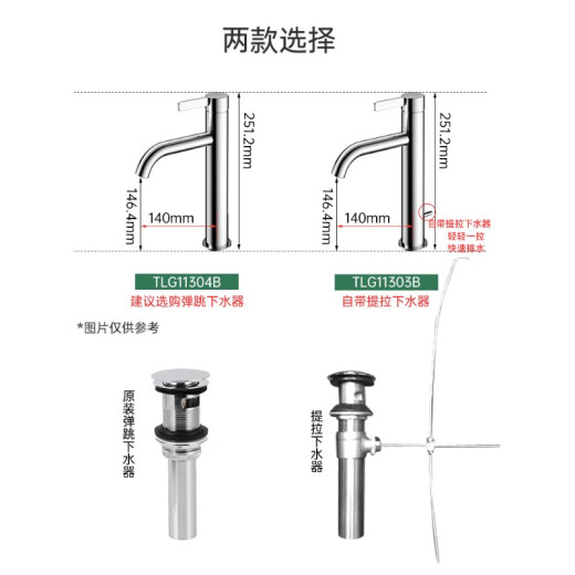 Toto Faucet TLG11304B TLG11303B Cuenca única Cuenca de lavado de agua caliente y fría B2 Faucet B2