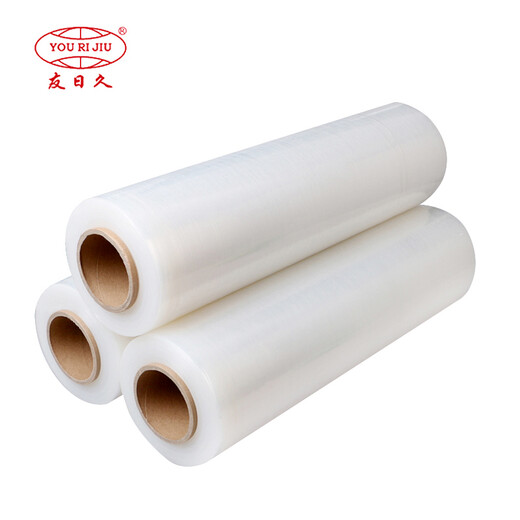 Yourijiu stretch film wide 50cm long 280M film net weight 2kg*4 rolls packaging film packing film plastic film wide 50cm industrial cling film large roll stretch film pe plastic film