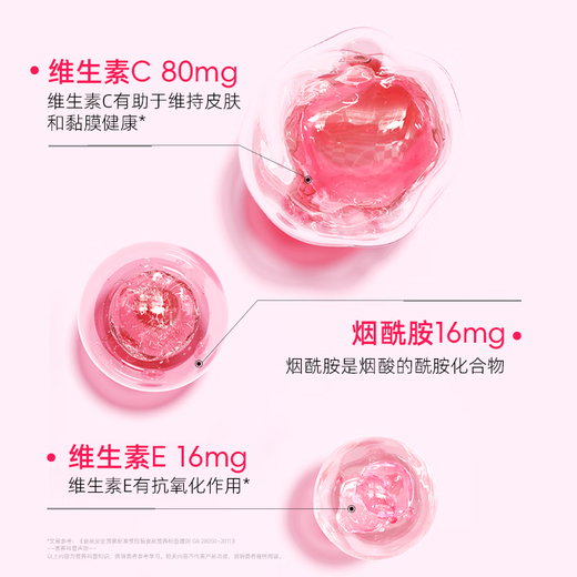 Notland Vitamin C Vitamin E Niacinamide Chewable Tablets 260 Tablets Multiple Complex Vitamin Combination