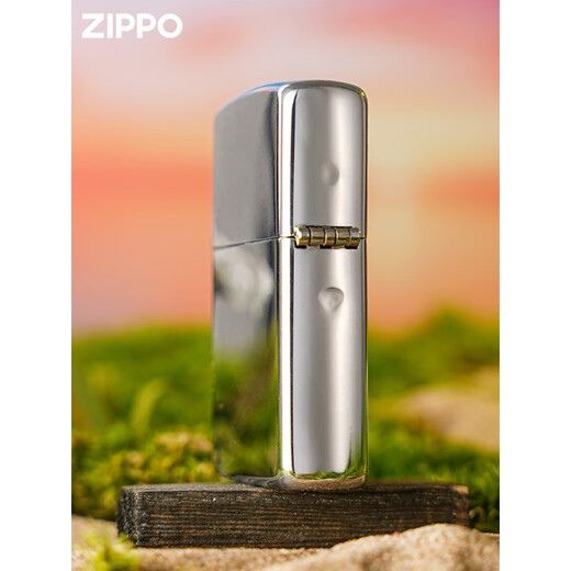 Zippo Leichter Windproof Zppo Kerosin leichter Geschenk Silber Flash Girl [eigenständig ölfrei] DY9902DK