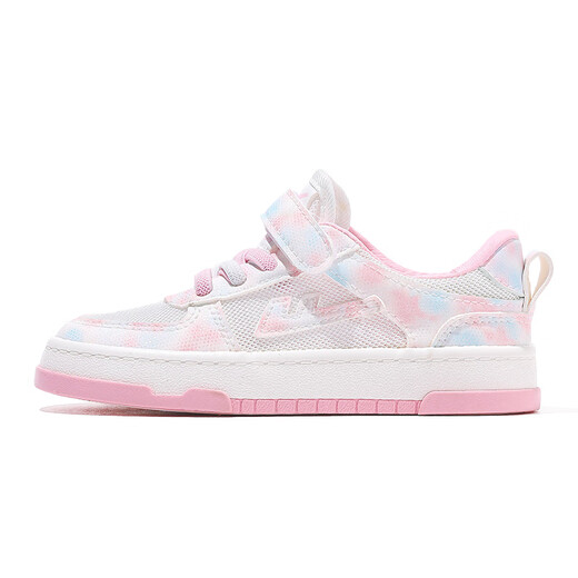 Huili Girls 'Sneakers 2024 Chaussures pour enfants printemps et d'été GRANDS ÉPUDITIONS ENSEILS MAIS HESTRIPTABLES PETITES SHAUILES BLANCES SHAUTES MESH POUDRE BLANC 1048 Mesh Printemps et Summer 25 longueur intérieure 17 / Longueur du pied approprié 16 cm