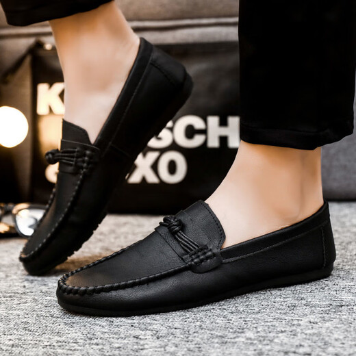 Lexi Beilu 2025 Doudou zapatos de cuero de moda para hombres zapatos de negocios casuales de cuero d826 marrón 39