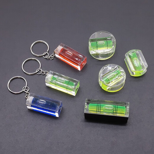 Qinkai photo frame picture frame wall measuring instrument level square level small keychain level bubble mounting calibration with 1 magnetic square level