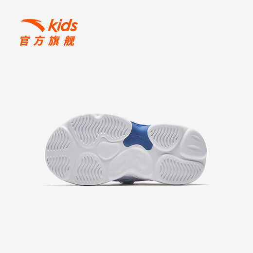 ANTA Children's Sandals Boys' Shoes 2025 Summer New Product Wing Flash Flash Light Outdoor Frame Shoes Beach Shoes Dust Blue/Anta White/Sea Mist Blue-1 32 Shoe Inner Length 20cm