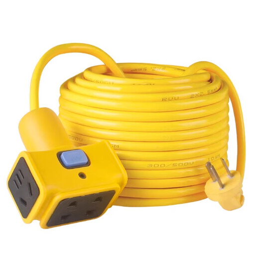 Multifunctional extended wiring board, multi-socket electric vehicle charging extension cord, anti-freeze plug socket 25 meters