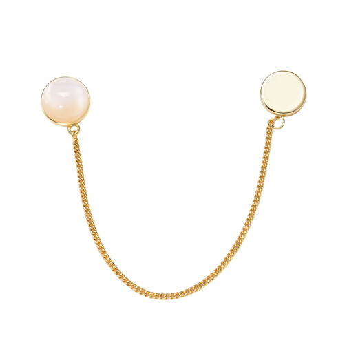 Zuoou chain magnetic buckle for shortening trousers, fixed buckle clip, trouser leg buckle, magnetic suction, seam-free buckle, white