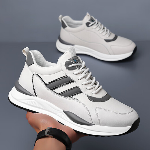 Belle 2025 Forrest Gump обувь для ботинки Sports Sports Men's Mess кроссовки для кроссовки мужская легкая школьница летняя мягкая подошва. Повседневная обувь мужчины LQ9276 Белая ткань 40
