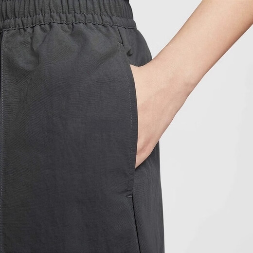 
Nike Women's Pants 2025 Summer New Sports and Casual Breathable Comfortable Elastic Woven Shorts FV6623 Dark Gray FV6623-060 S