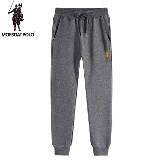 POLO SPORT American Ralph Lauren spring and autumn casual versatile pants loose leg drawstring sweatpants simple sports pants men's pants black L