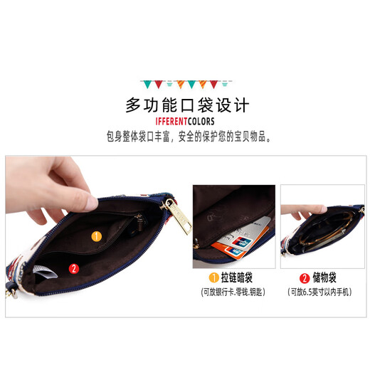 Little Bear Attachment Fashion Cute Clutch Zipper Women's Coin Purse Casual Women's Handbag Mobile Phone Bag