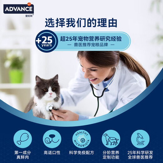 ADVANCE adult cat main food indoor imported full price intestinal care 1.5kg/3kg adult cat food 1.5kg 0kg weight is subject to the above options