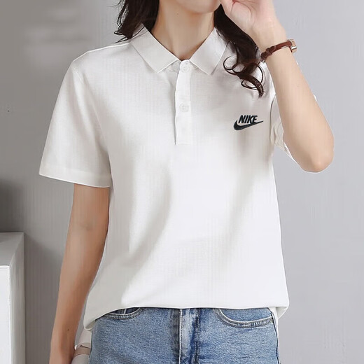 Nike (Nike) Polo pour hommes et femmes Polo Spring New Sports and Casual Abel Business T-shirt à manches courtes T-shirt Breathable Cotton Top FN3895-063 / Men and Women's Pure Cotton Comfort S 100-120Jin [Jin est égal à 0,5 kg]
