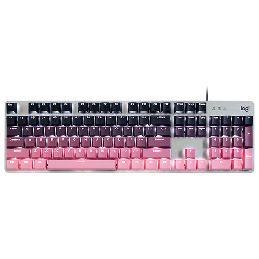 罗技（Logitech）G502 HERO+K845 电竞游戏鼠标 G502HERO阿狸贴纸款鼠标 K845有线机械键盘 游戏键鼠套装 K845红轴-黑莓粉+G502 HERO-阿狸贴纸