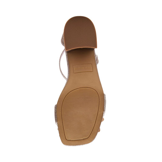 Steve Madden Girls' Lessa Heeled Sandals, Rose Gold, 3 Kids Rose Gold 3 Kids