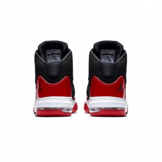 耐克（NIKE）女鞋春季Air Jordan大童鞋Max Aura 小康扣休闲缓震篮球鞋运动 AQ9214-006黑红 35.5