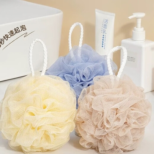 Special price flash sale pet bath flower, bath bubble net, ball bubble bath ball, baby grade skin-friendly bath ball, small bath flower, 3 pieces