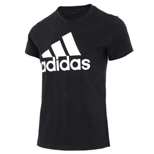 Adidas Frauensportanzug 25 Sommer Neuer lässige klassische klassische, atmungsaktive kurzärmelige T-Shirt Lose Fünfviertel Hosen Shorts Zweiteiler GL0722+JE1309 S