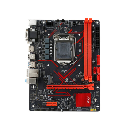 Patriot B85MAX nueva placa base roja compatible con memoria DDR3 de 1150 pines, actualización de computadora de escritorio de oficina, placa base B85 original nueva con tarjeta de red Gigabit M.2