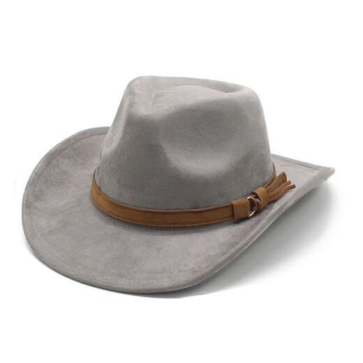 XINBUCKS Western Cowboy Hat Top Hat Men and Women European and American British Style Knight Hat Sun Visor Hat Jazz Hat Minority Name SN7965 Khaki (Unisex)