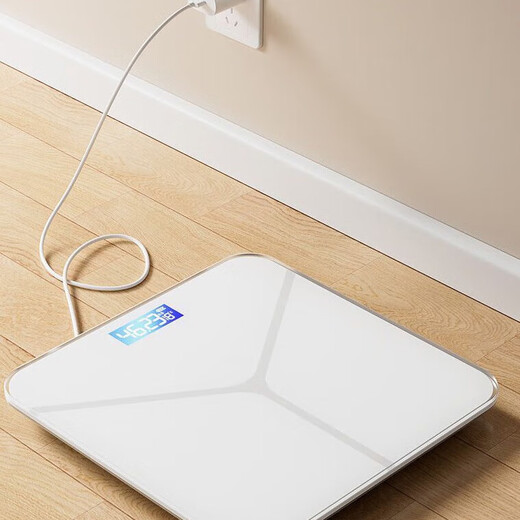 Échelle de poids Échelle électronique Scale de corps humain Oaks Xiangshan Xiaomi Ménage plat Précision Electronic Scale humain Corps intelligent Corps Small Small Girls Dormitory pesant l'échelle électronique Y-White [modèle rechargeable]