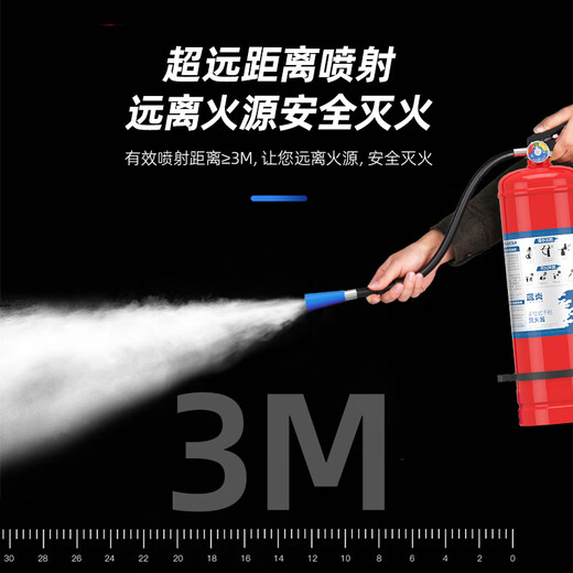 Lanyan 4kg dry powder fire extinguisher commercial 4kg fire extinguisher 25 years new national standard fire protection 3C certification fire inspection equipment vehicle-mounted household factory company property warehouse