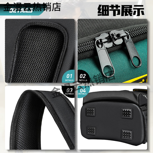 Sailotou Changshuker Tool Bag, Strong and Durable Electrician Multifunctional Thickened Wear-Resistant Canvas Backpack Picture A Style Backpack Tool Bag