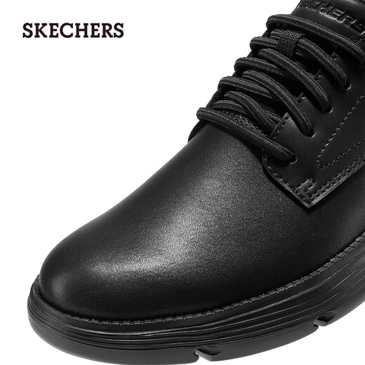 Skechers flash shoes men's business shoes autumn and winter new slip-on derby shoes soft sole work commuting casual shoes 205353