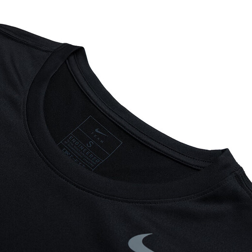 Nike (Nike) Frauen mit Kurz trocknen Sportanzug 2025 Sommer Running Fitness Training Anzug Trendy Jersey Casual Clothes Black Kurzärärmelte T-Shirt + Shorts s s