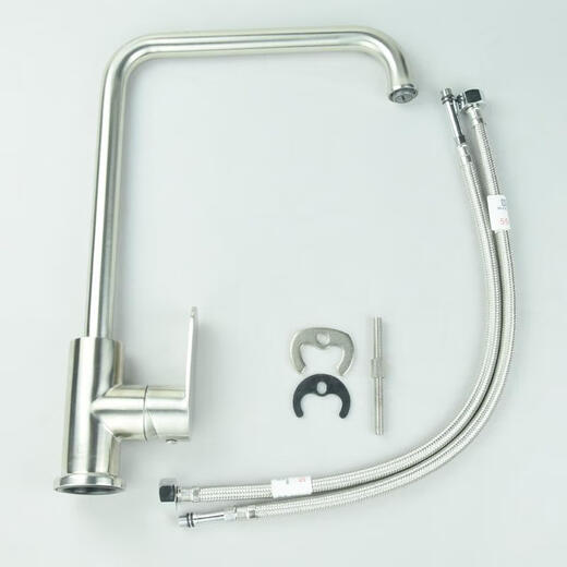 Robinet de cuisine réglable en acier inoxydable Shenluda bassin de lavage chaud et froid