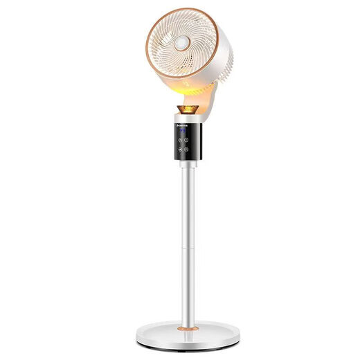 Chigo Electric Fan Household Air Circulation Fan Smart Voice Fan Floor Fan High Wind Power Light Low Noise Energy Saving Electricity Saving Fan Table Dual-Purpose Air Conditioner Companion Shaking Fan Purple Voice Model Ten Wind Levels + 3D Shaking Head + Appointment Timing