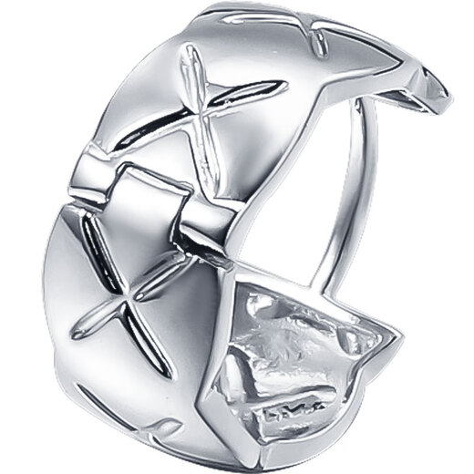 Duozun pt950 genuine platinum earrings for women, diamond pattern earrings, platinum earrings, earrings, new Chinese Valentine's Day gift for girlfriend, ready stock 3.67g (pair)