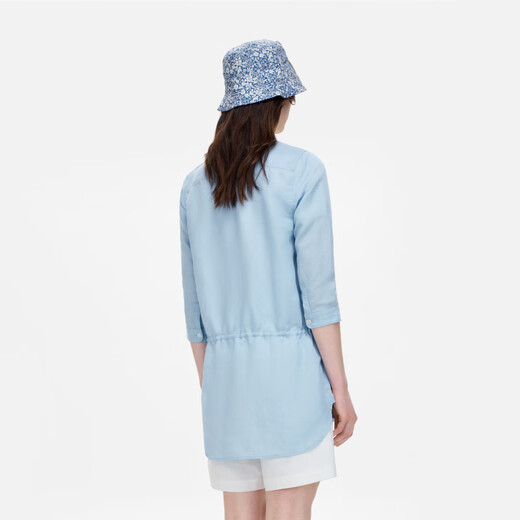 AIGLE 7-quarter-sleeved French shirt spring and summer TENCEL Tiansi casual and fashionable women's outdoor top Tianlan BD681 40