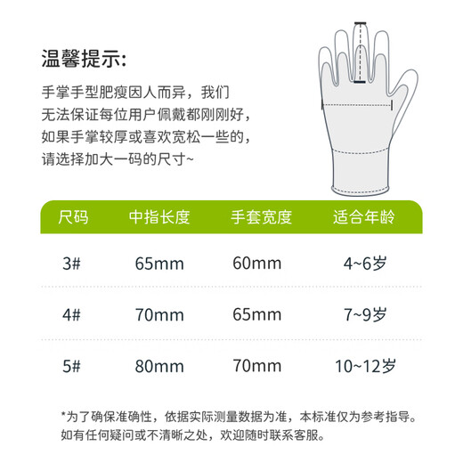 Xingyu (XINGYU) Children's Gloves Gardening Sea-Bitting Pet Anti-Bit Gloves Hamster Housework Planting Protective Labor Rubber Blue Children