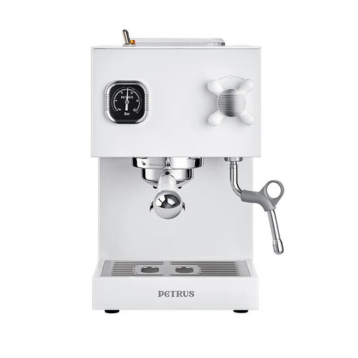 柏翠（petrus）PE-3888咖啡机双锅炉意式家用半自动小型一体奶泡 咖啡机+探索者E55磨豆机