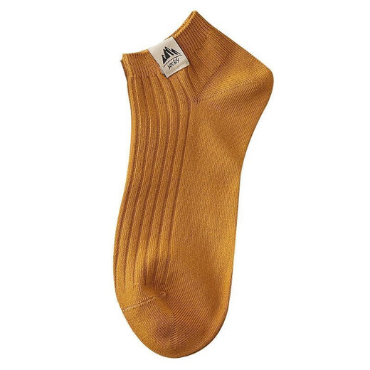 
[Selected Good Socks] Men's Trendy and versatile Cotton Sports Spring and Summer Anti-odorable Breathable Not Smelling Foot Boat Socks Short Socks 5 pairs [Random Color] All size
